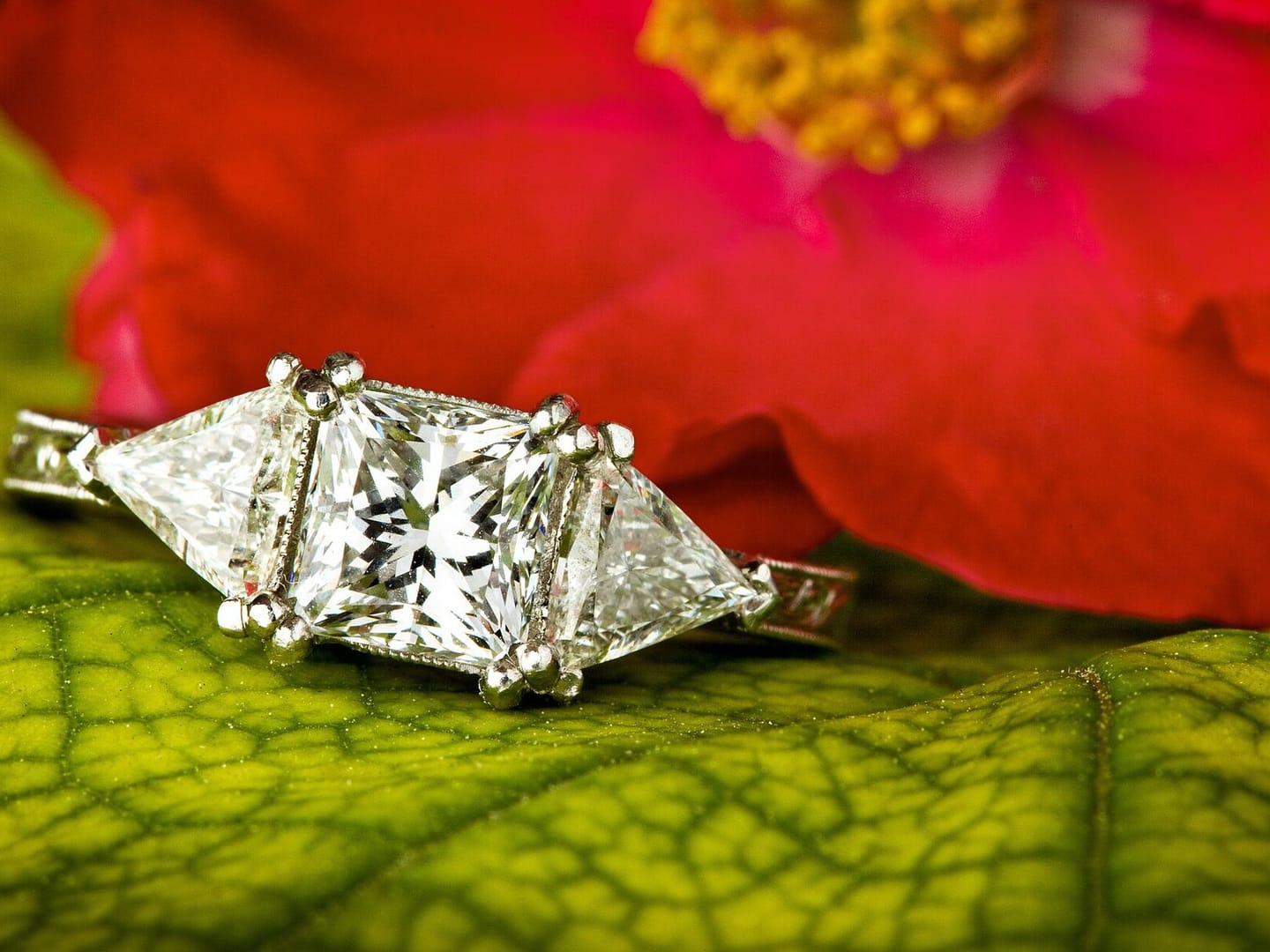 Diamond shown in a documented jewellery or collection setting.